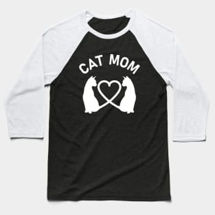 Cat Mom cat lover gift Baseball T-Shirt